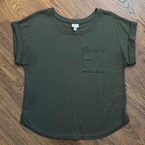 A New Day Dark Green Top